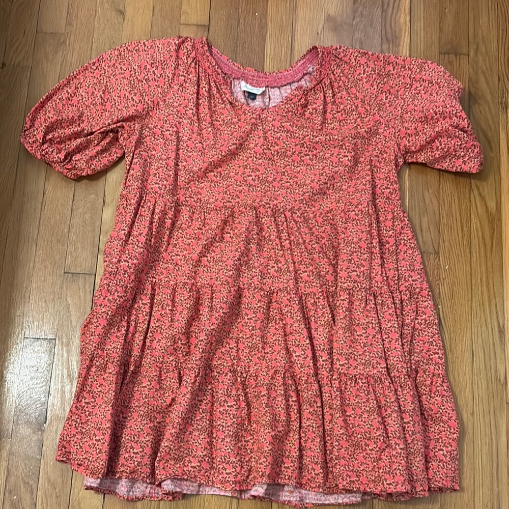 Universal Thread Pink and BrownFloral Dress